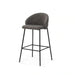 Mela Bar Chair - Grey Black Pan Home