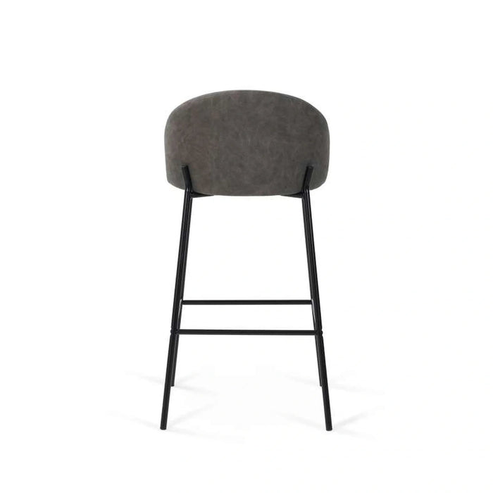 Mela Bar Chair - Grey Black Pan Home