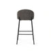 Mela Bar Chair - Grey Black Pan Home