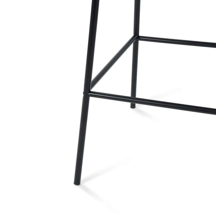 Mela Bar Chair - Grey Black Pan Home