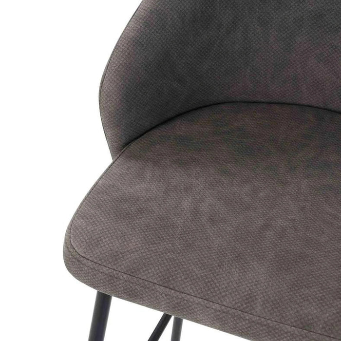 Mela Bar Chair - Grey Black Pan Home