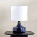 Melcra E27 Ceramic Table Lamp 28X47Cm - Blue Pan Home