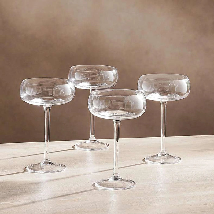 Melora 4-Piece Coupe Glass Set 207Ml -Clear