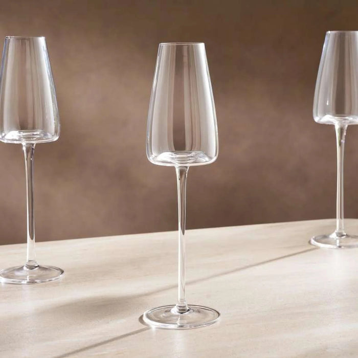 Melora 4-Piece Flute Glass Set 245Ml -Clear