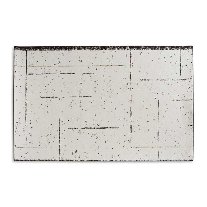 Melton Textured Rug 160X230Cm - Cream Pan Home