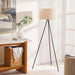 Melvin E27 Floor Lamp - Black Pan Home
