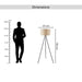 Melvin E27 Floor Lamp - Black Pan Home