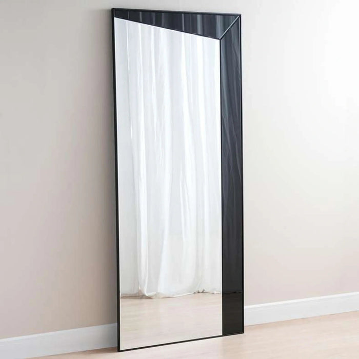 Mentis Leaner Floor Mirror 180X80Cm - Black Pan Home