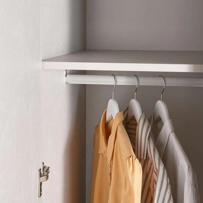 Mercan 6 Door Wardrobe With Mirror - Cream