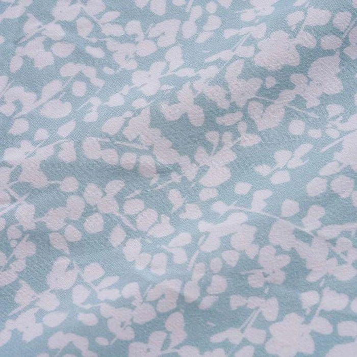 Mere Floral Fitted Sheet 120X200+33Cm - Blue