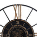 Meridian Gear Wall Clock Dia 120Cm - Black Pan Home