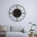 Meridian Gear Wall Clock Dia 120Cm - Black Pan Home