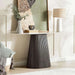 Merla Console Table Sintered Stone - Beige & Black Pan Home