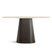 Merla Console Table Sintered Stone - Beige & Black Pan Home