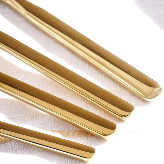 Merlin 16-Piece Cutlery Set -Gold Pan Home