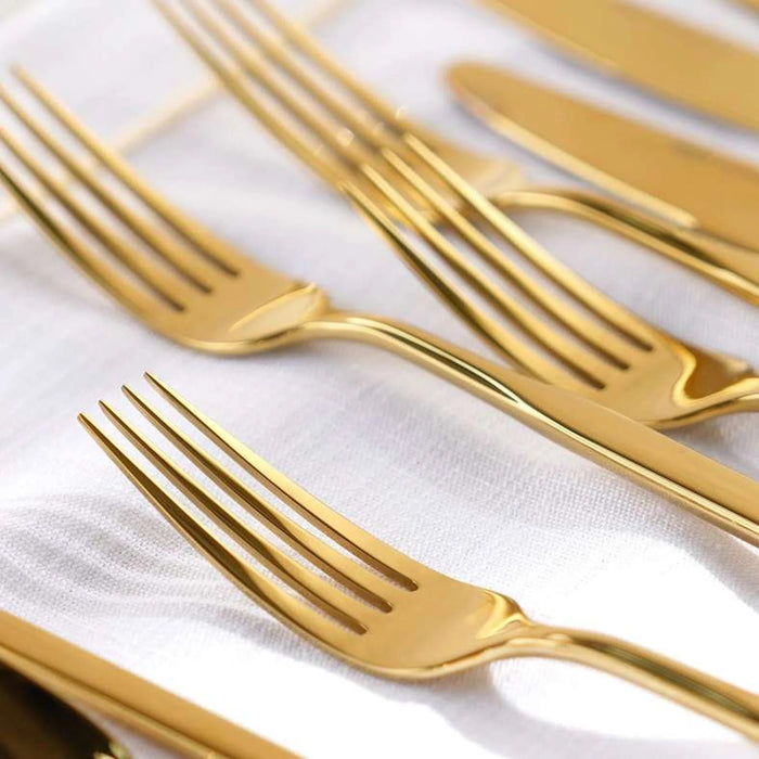 Merlin 16-Piece Cutlery Set -Gold Pan Home