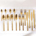 Merlin 16-Piece Cutlery Set -Gold Pan Home