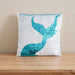 Mermaid Sequins Filled Cushion 33X33Cm - Blue Pan Home