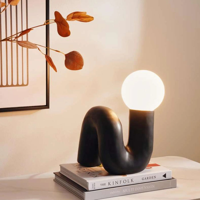 Merrel G-9 Ceramic Table Lamp 19.5X19.5X29Cm - Black