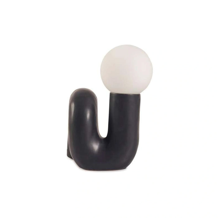 Merrel G-9 Ceramic Table Lamp 19.5X19.5X29Cm - Black