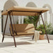 Mertino 3 Seater Swing - Brown Pan Home