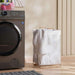 Mervin Canvas  Laundry Hamper With Metal Frame -36X33X60 Cm-Grey Pan Home