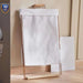 Mervin Canvas  Laundry Hamper With Metal Frame -36X33X60 Cm-Grey Pan Home