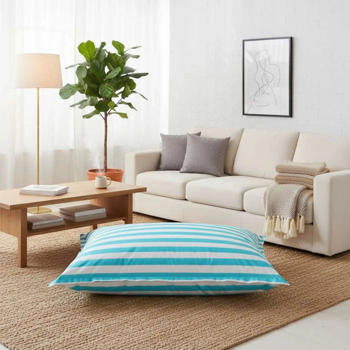 Merwin Giant Filled Bean Bag 180X140Cm - Blue Pan Home