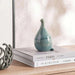 Meta Stoneware Handpainted Decor Bird Sculpture 11X9X16Cm -  Blue Pan Home