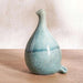 Meta Stoneware Handpainted Decor Bird Sculpture 11X9X16Cm -  Blue Pan Home