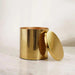 Meteor Metal Cotton Jar - Gold Pan Home