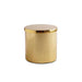 Meteor Metal Cotton Jar - Gold Pan Home