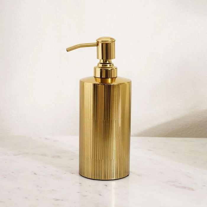 Meteor Metal Soap Dispenser - Gold Pan Home