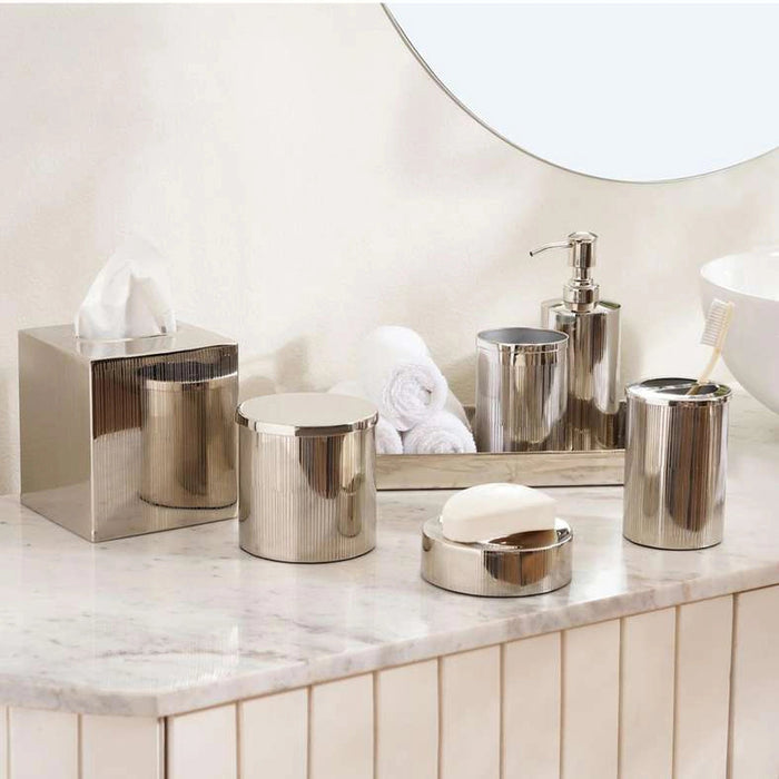 Meteor Metal Soap Dispenser - Silver Pan Home