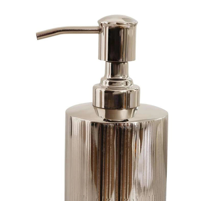 Meteor Metal Soap Dispenser - Silver Pan Home