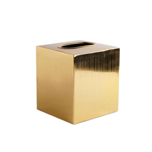 Meteor Metal Tissue Box Cover - Gold Pan Home