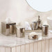 Meteor Metal Towel Tray - Silver Pan Home