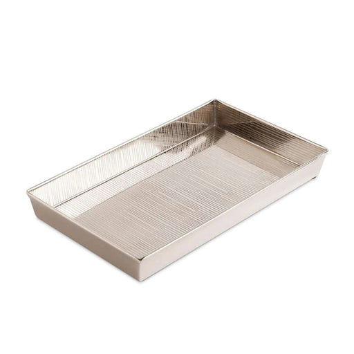 Meteor Metal Towel Tray - Silver Pan Home