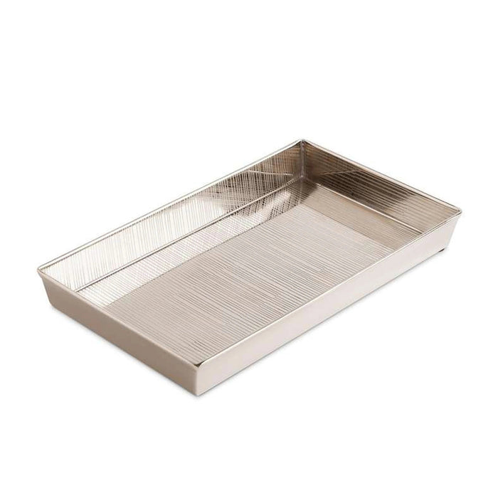 Meteor Metal Towel Tray - Silver Pan Home