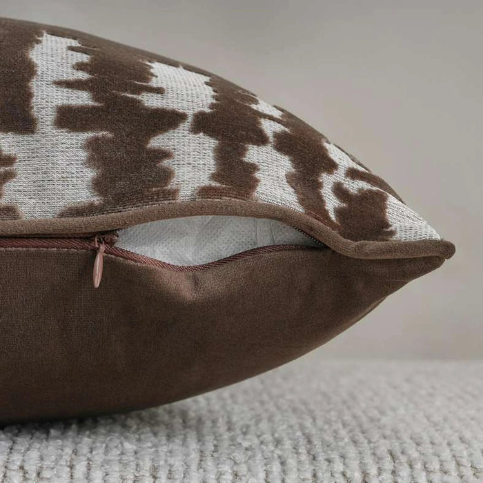 Metrix Jac Filled Cushion 50X50Cm- Coffee Pan Home