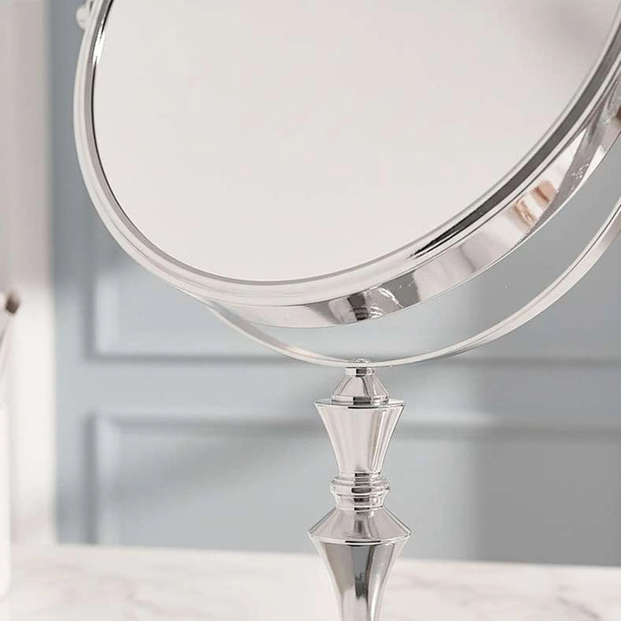 Mia Double Sided Vanity Mirror 1X/5X Magnification 28.4X15X41Cm - Chrome