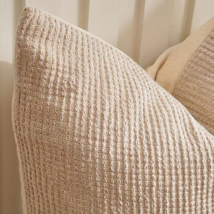 Miami Textured Cushion Cover 50X50Cm- Beige Pan Home