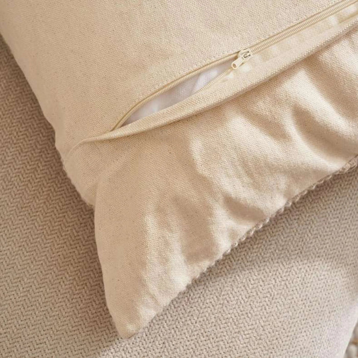 Miami Textured Cushion Cover 50X50Cm- Beige Pan Home