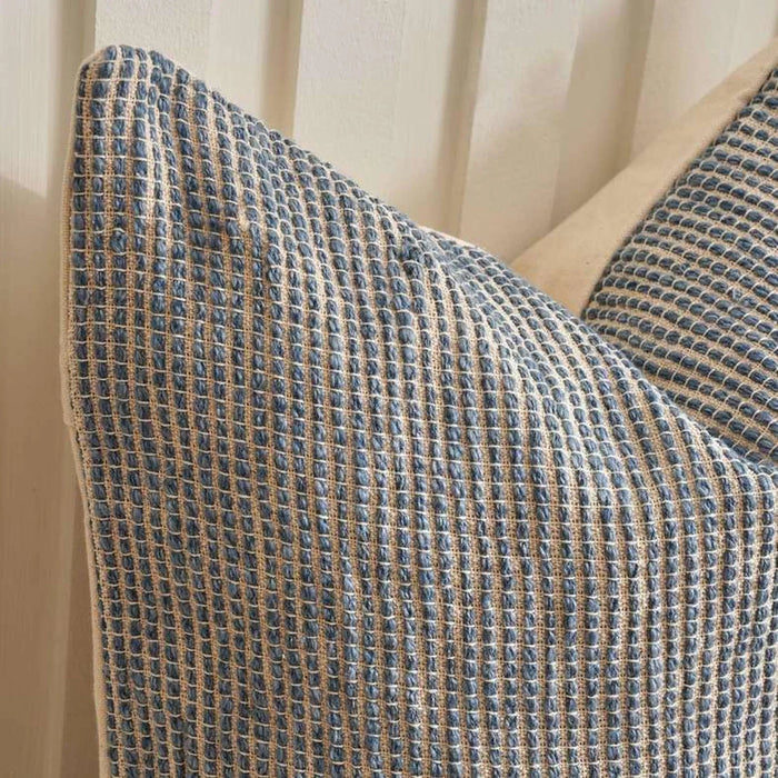 Miami Textured Cushion Cover 50X50Cm- Blue Pan Home