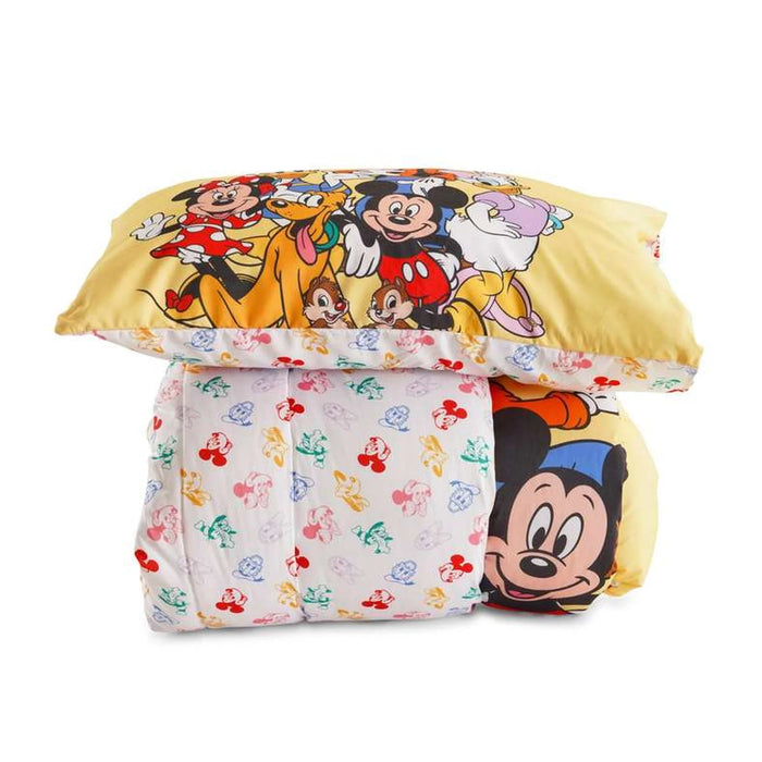 Mickey Bestbuddies 2 Pcs Microfiber Comforter Set 160X220Cm- Red