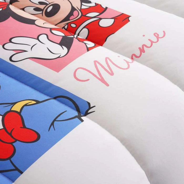 Mickey Friends 2 Pcs Microfiber Comforter Set 160X220Cm- Red