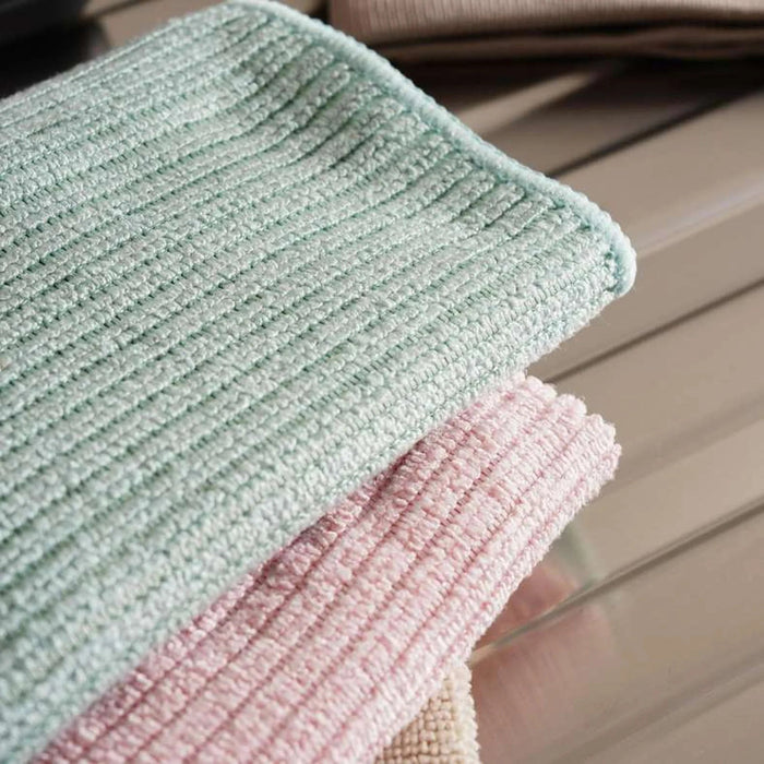 Microfiber Cleaning Cloths 4-Pack 32X31 Cm- Pink Pan Home