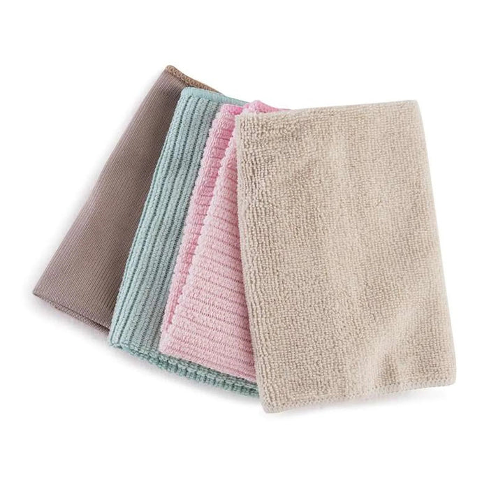 Microfiber Cleaning Cloths 4-Pack 32X31 Cm- Pink Pan Home