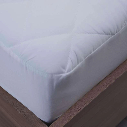 Microfibre Waterproof Mattress Protector White Pan Home