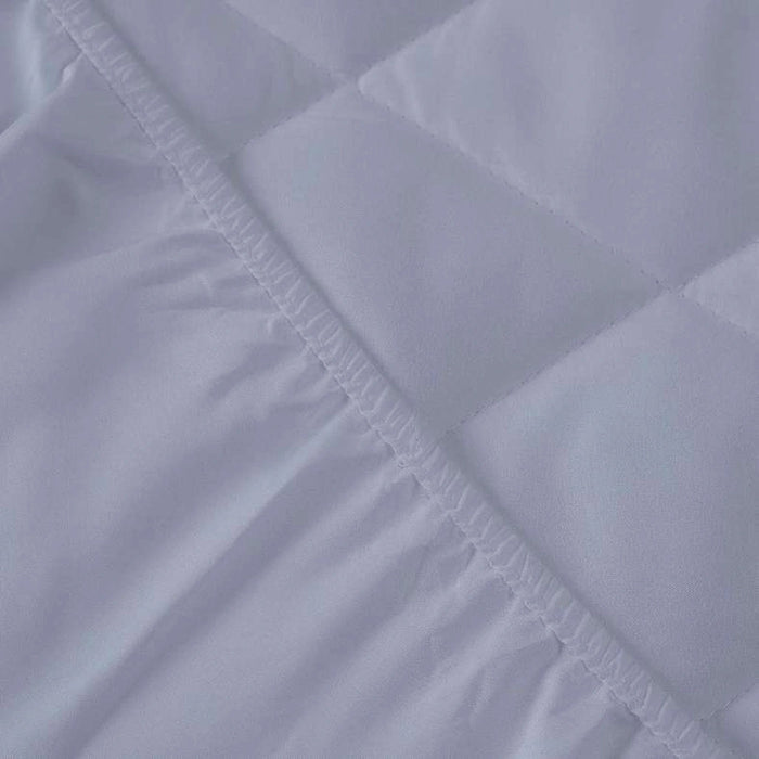 Microfibre Waterproof Mattress Protector White Pan Home